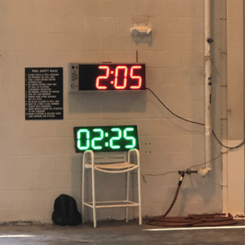 Swimnerd Digital Pace Clock | Outdoor Swimming Pool Clock – SWIMNERD ...